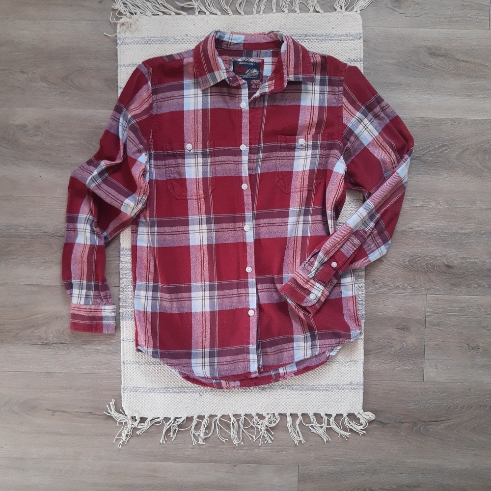 Red flannel shirt